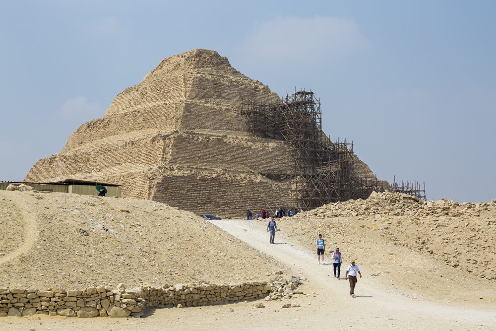 Najstarsza piramida na świecie Sakkara Egipt