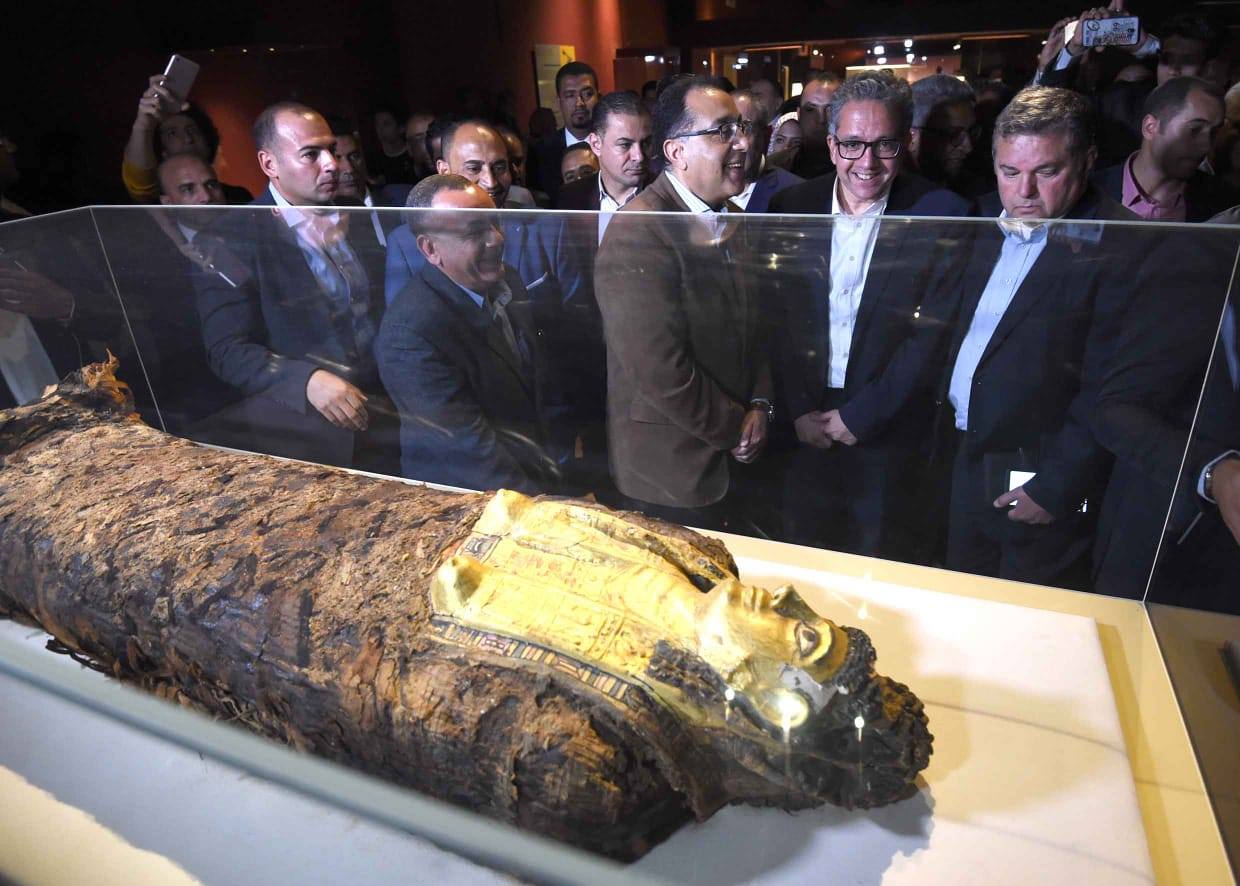 Mumia w Muzeum w Hurghadzie