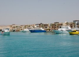 Port Ghalib widok od strony morza