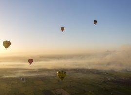 Balony nad Luksorem w Egipcie